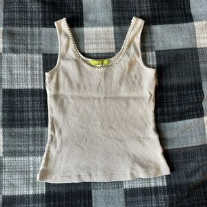 Women's Cream Tank Top